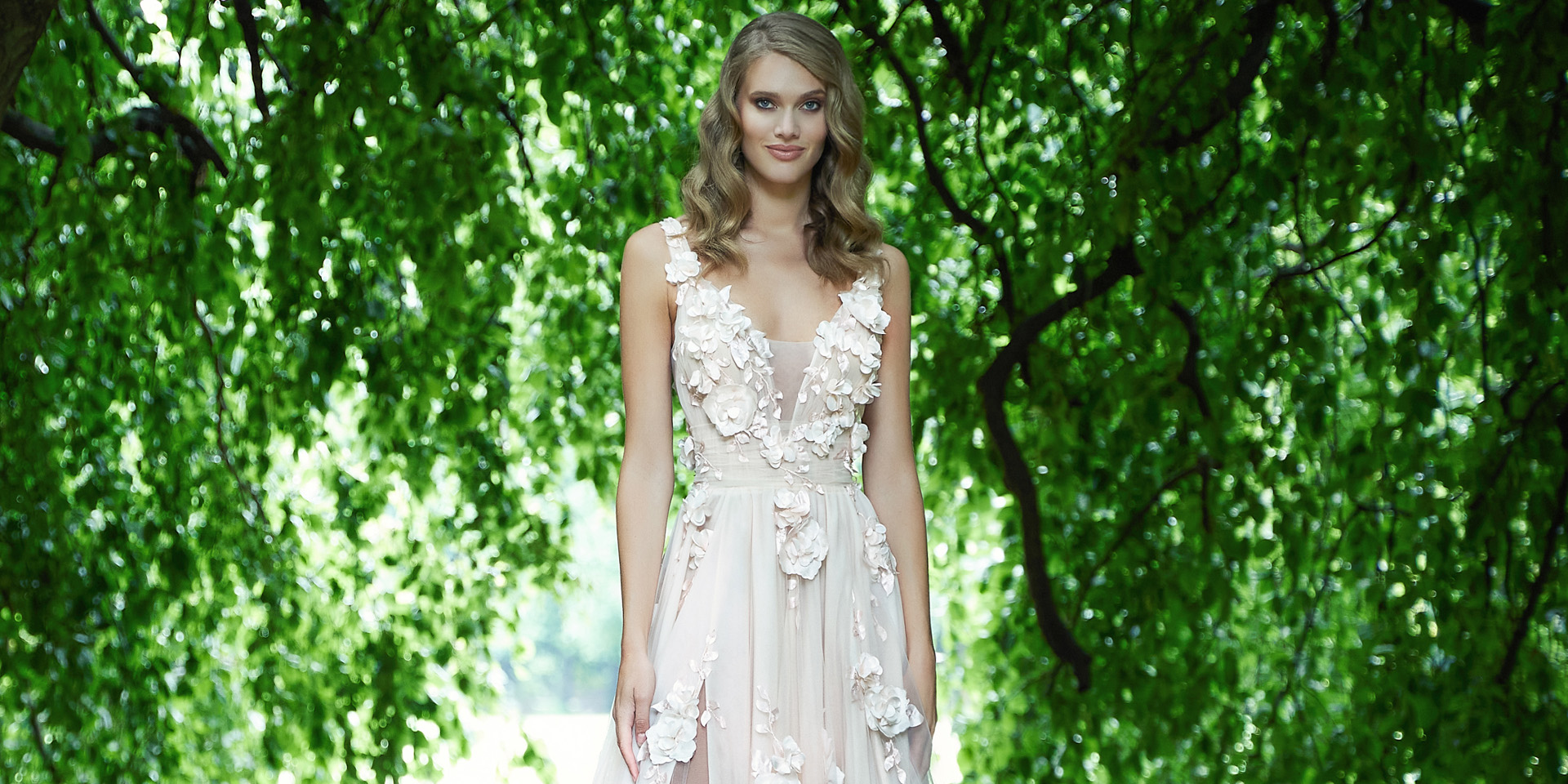 Gli abiti da sposa floral firmati Stefano Blandaleone Alta Moda Sposa