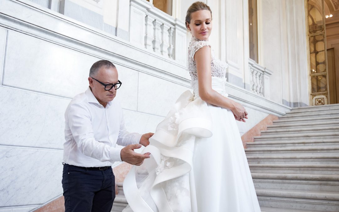 Abiti da sposa in stile scultura