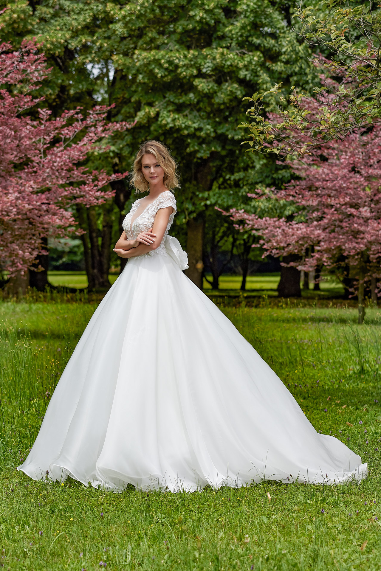 Vestito da Sposa in Organza: Un Capolavoro di Stefano Blandaleone tra Sogno e Stile