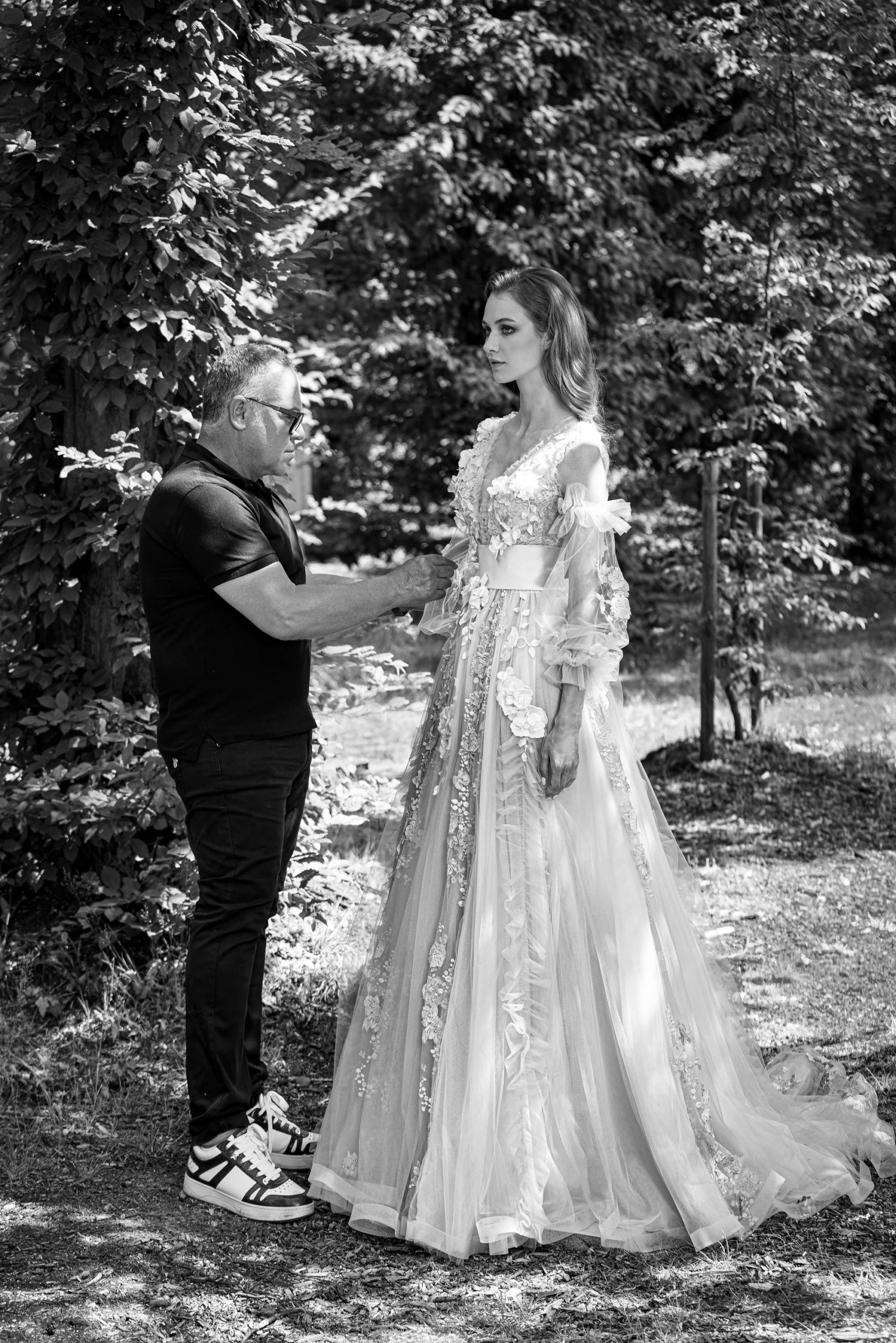 Stylist Stefano Blandaleone: A Master of Great Beauty - Between Art and Style for a Fabulous Wedding - Made in Italy Wedding Dresses for a Vogue Style Look