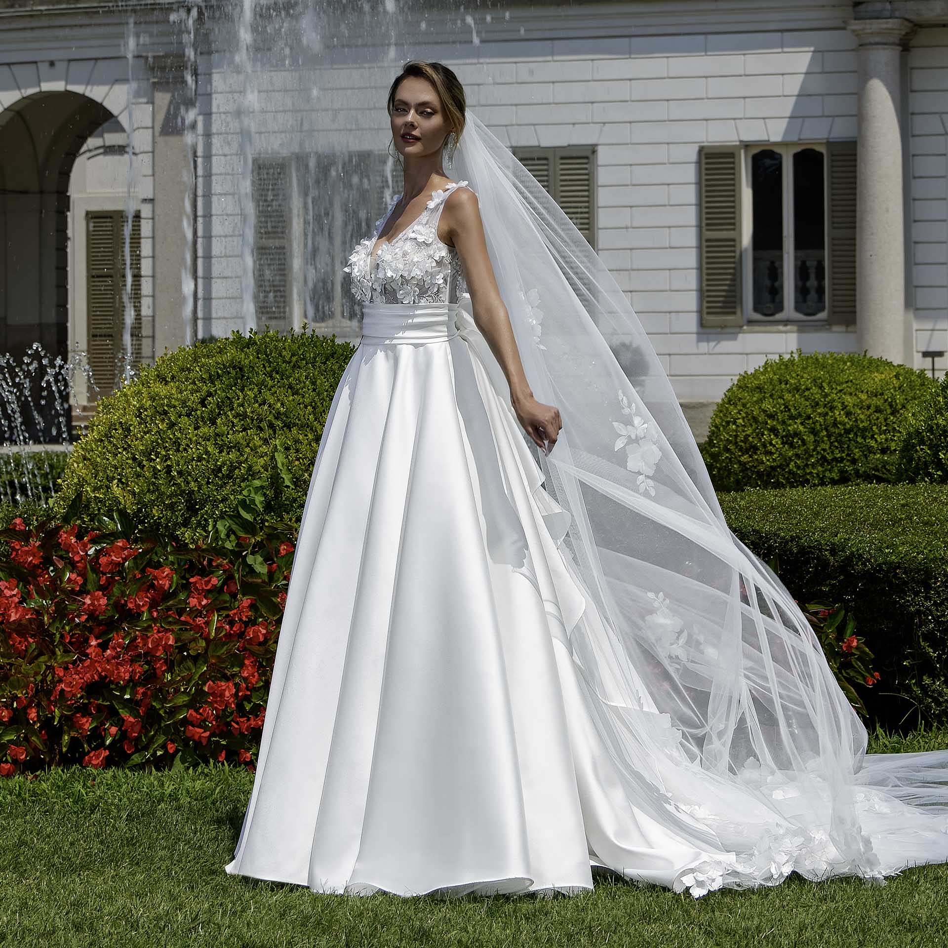 Velo Con Bordo In Raso, 90/70cm - Accessori